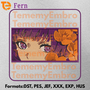 Fern Frieren Beyond Journeys End Anime Embroidery Art