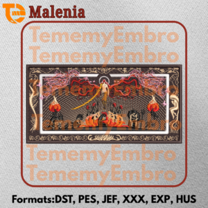 Malenia Blade of Miquella Elden Ring Embroidery Design