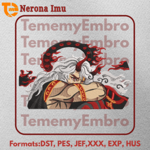 Imu One Piece Embroidery Design - #1 Ultimate Exclusive Manually Digitized Anime Pattern by tememyembro